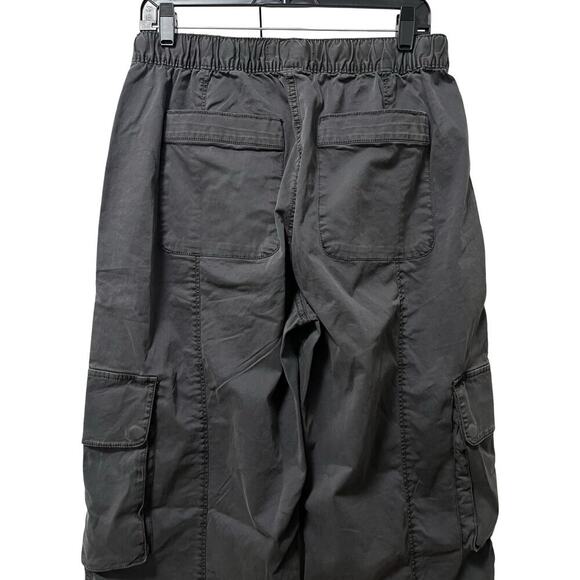 Abercrombie & Fitch Womens Wide Leg Zip Ankle Cargo Pants Size M LONG Grunge Y2K - Picture 4 of 9